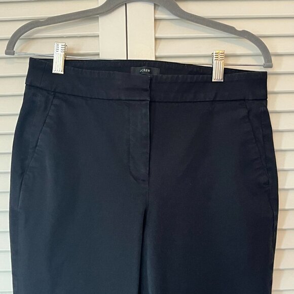 J. Crew Hayden kickout crop pants black 8P women - Picture 4 of 12